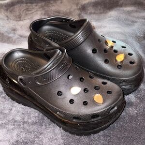 CROCS Classic Platform Black Women’s size 8